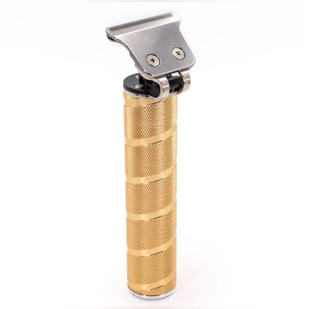 NWT Barbarossa Brothers Skeleton Hair & Beard Trimmer - Knurled Gold